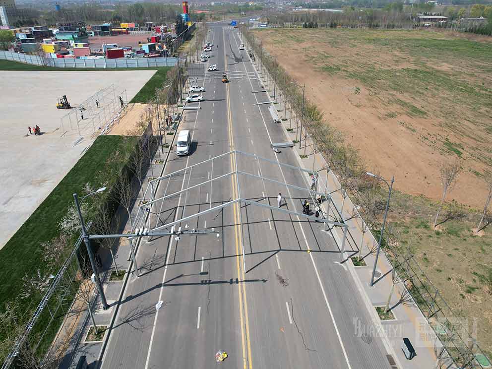 高平電音節(jié)篷房租賃廠家進場搭建