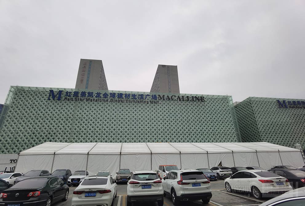 鄭州華熠篷房租賃公司搭建戶外白色歐式篷房