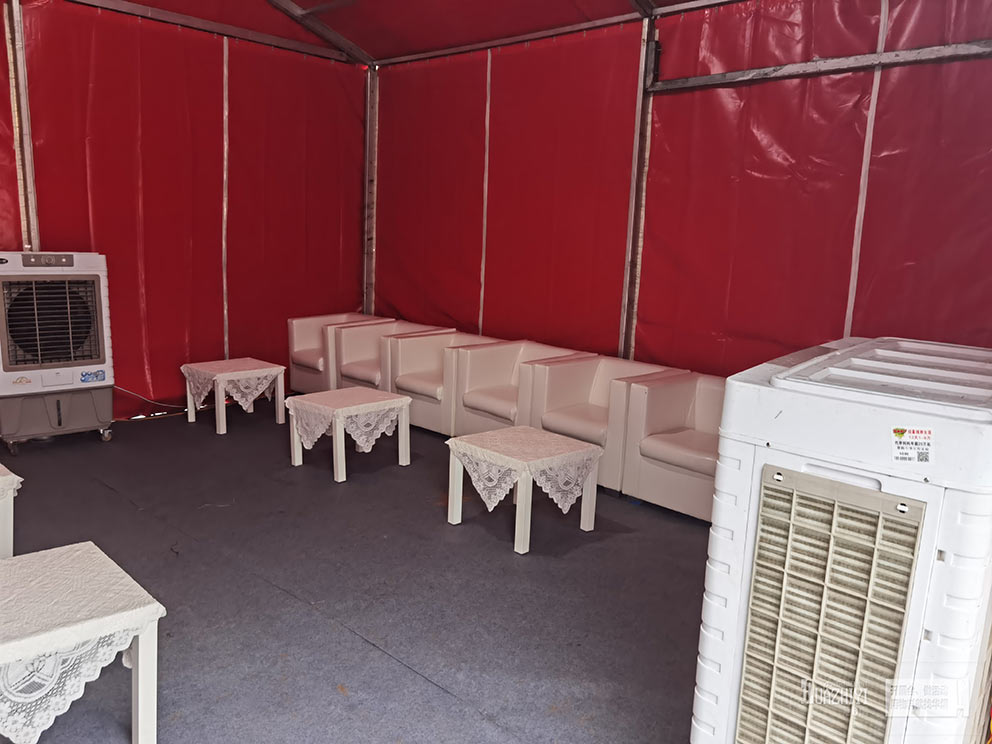 產(chǎn)業(yè)園奠基儀式使用了華熠冷風(fēng)機(jī)租賃來(lái)打造舒適溫度