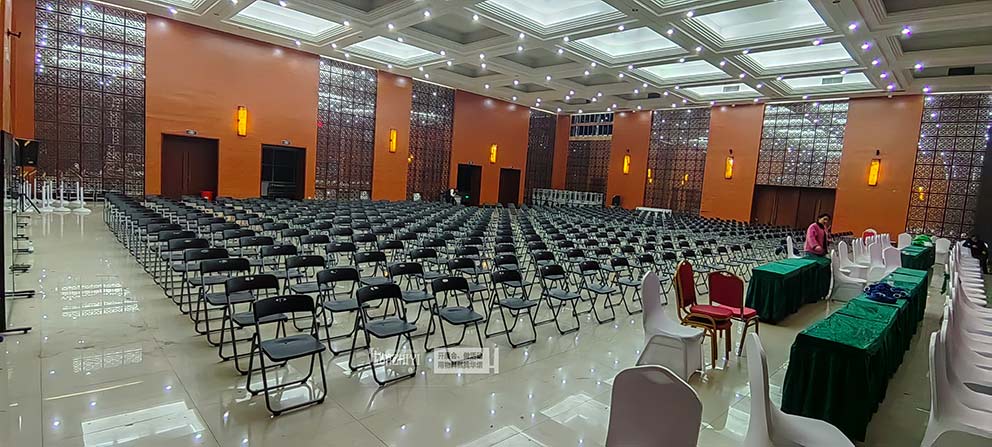 鄭州折疊椅出租公司助力航空港宣講會(huì)活動(dòng)