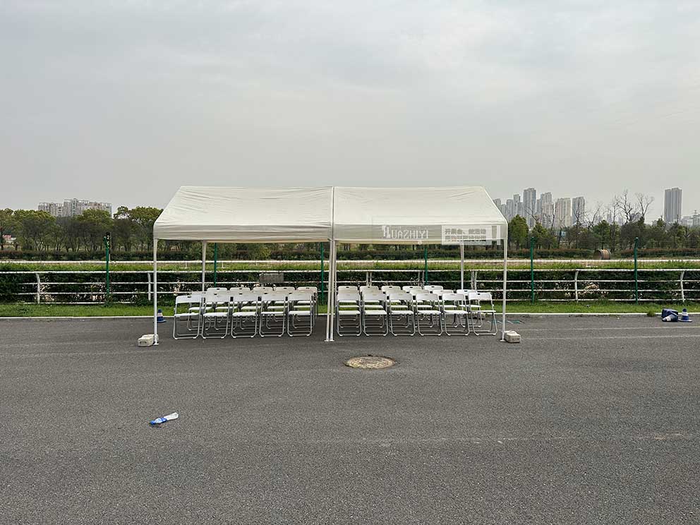 華熠帳篷租賃助力極克汽車試駕會