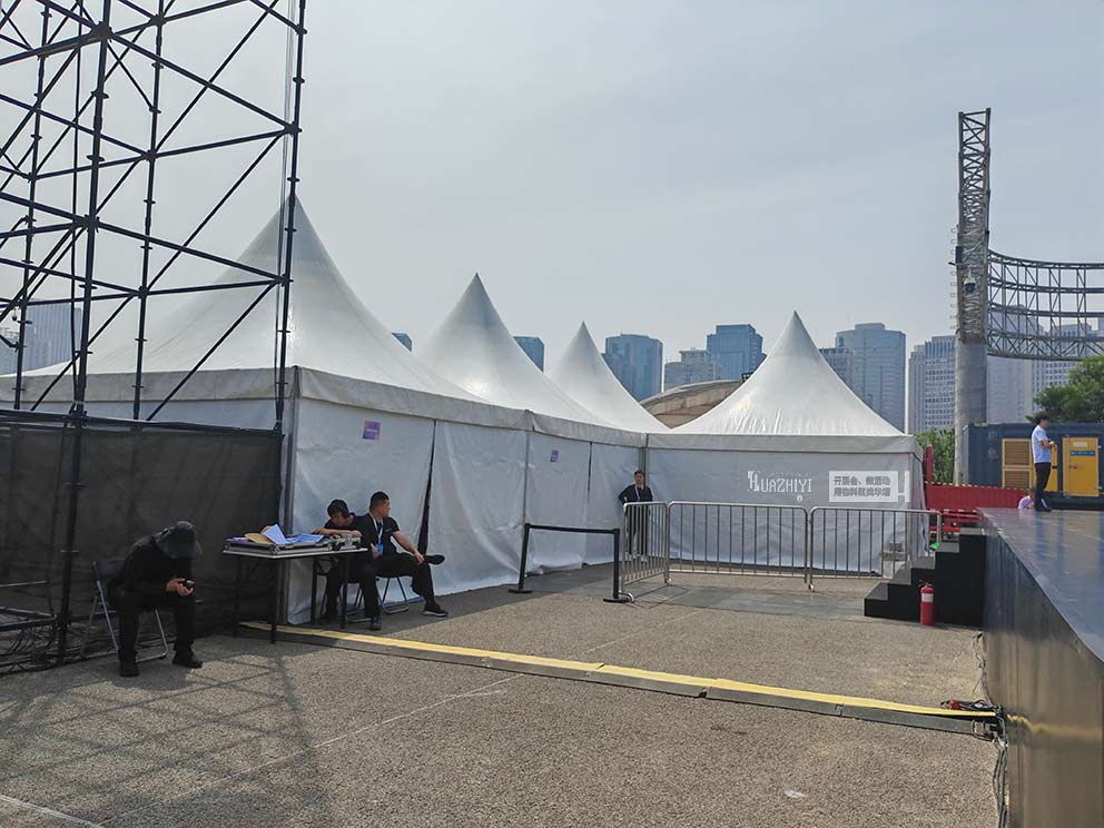 華熠物料租賃公司助力五菱繽果上市發(fā)布會