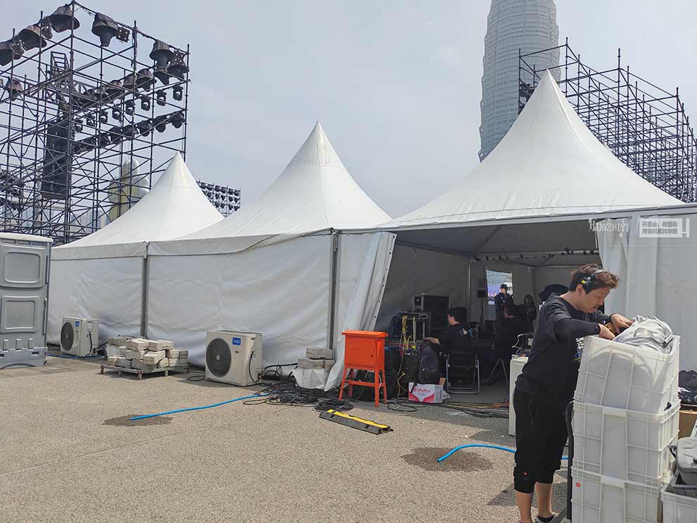 華熠物料租賃公司助力五菱繽果上市發(fā)布會